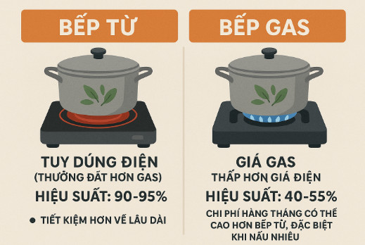 Chi phí vận hành (điện gas)