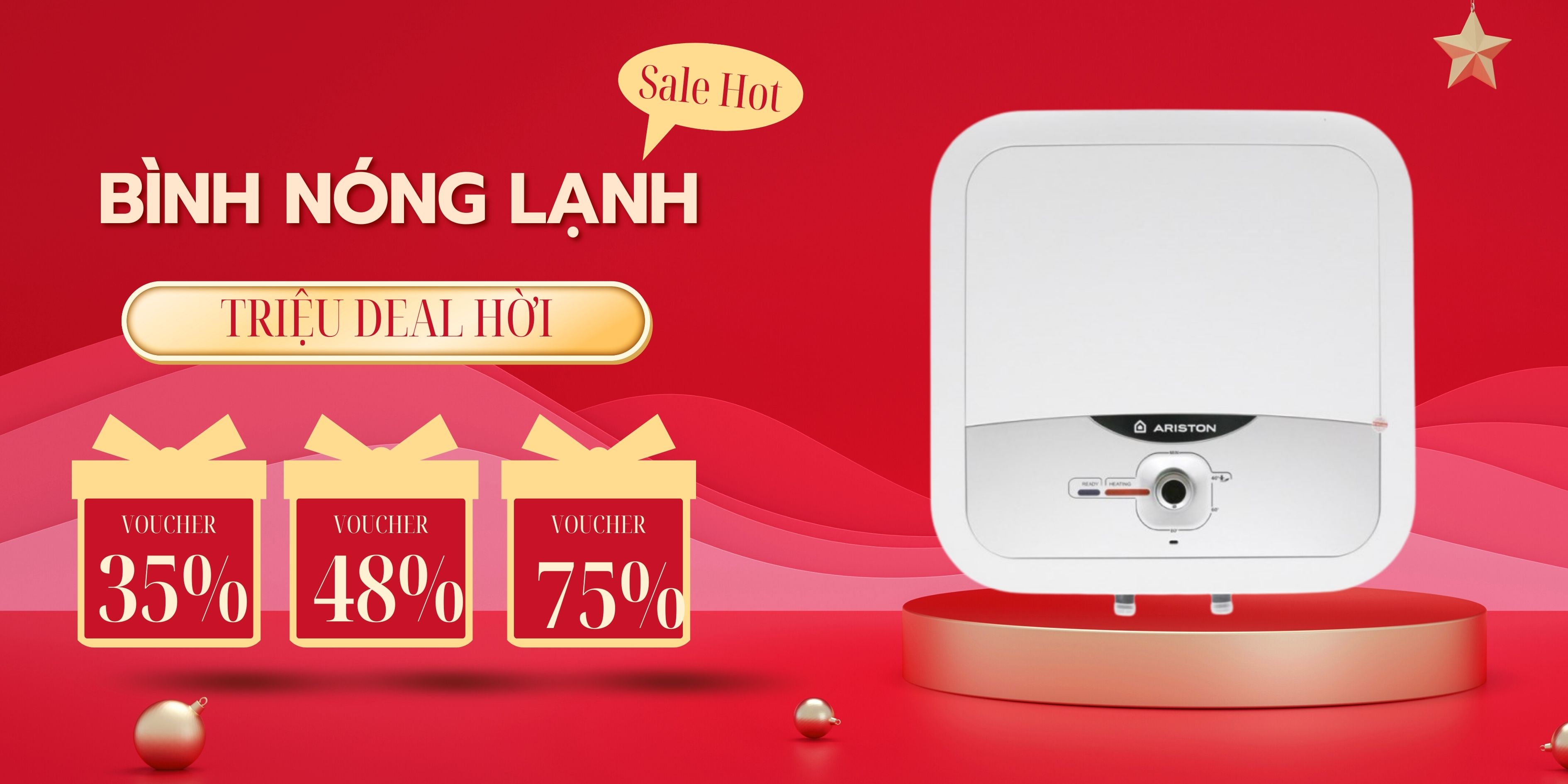 Sale bình nóng lạnh