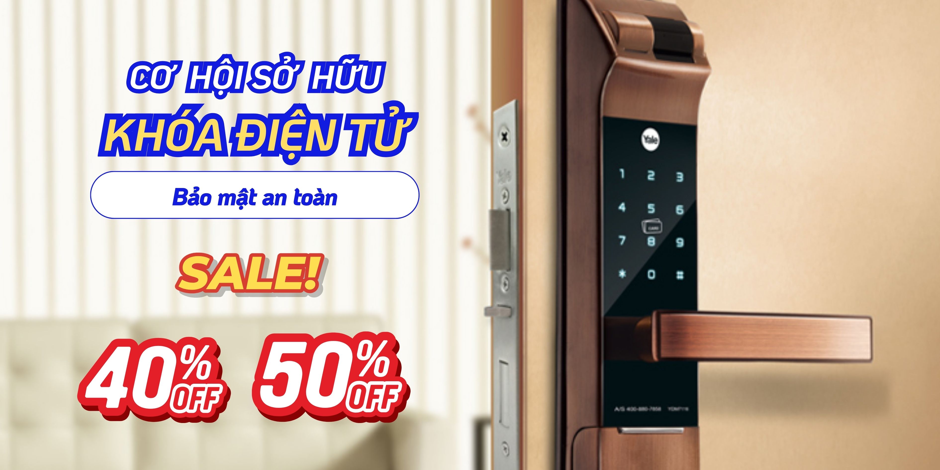 Sale khóa điện tử
