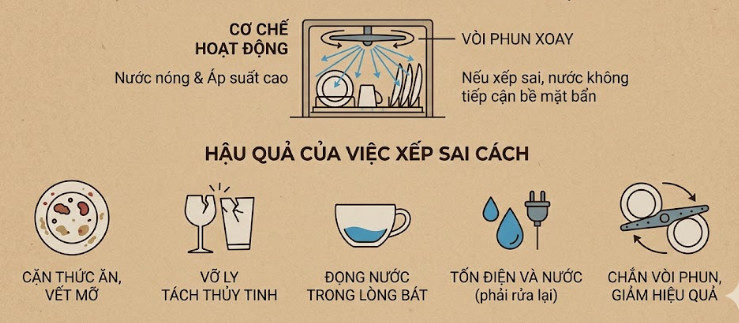 Tại Sao Cách Xếp Bát Đĩa Vào Máy Rửa Bát Quan Trọng