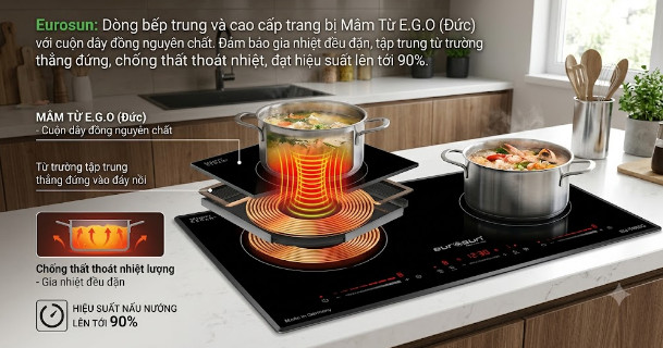 Eurosun trang bị mâm từ