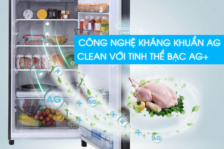 Công nghệ khử mùi tủ lạnh tinh thể bạc Ag Clean