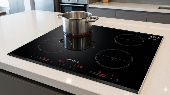 Mặt kính Schott Ceran từ Đức trên bếp từ Hafele