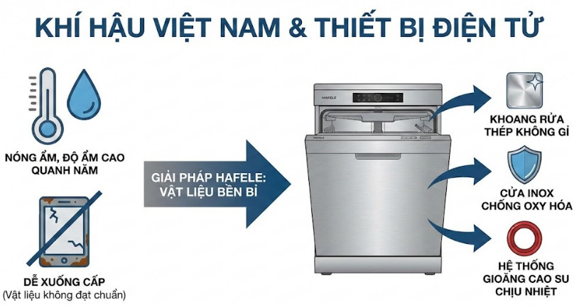 Thiết bị điện tử rất dễ xuống cấp