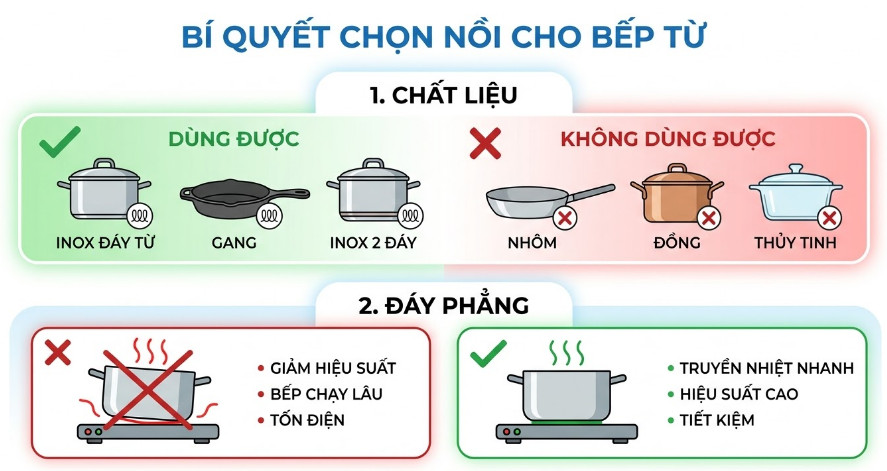 Chọn đúng nồi chảo từ đầu