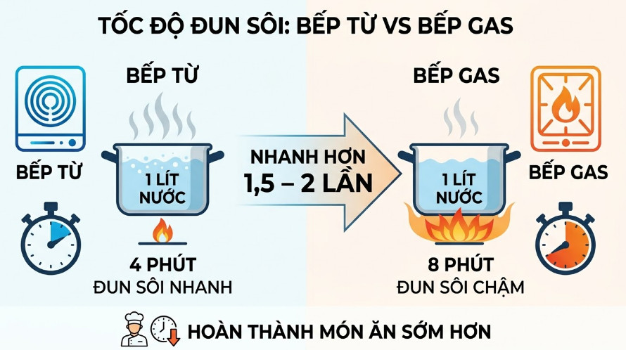 Về tốc độ nấu