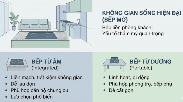 Bếp từ ngày nay không đơn thuần là thiết bị nấu nướng