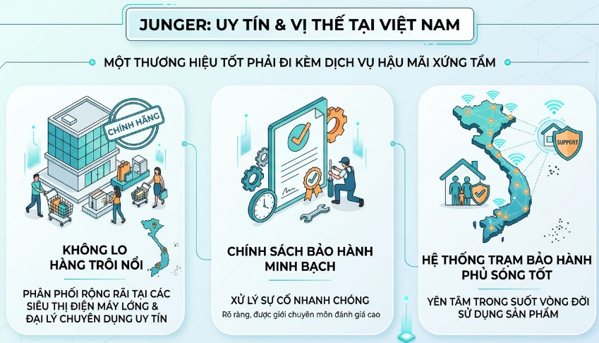 Sự uy tín và vị thế tại thị trường Việt Nam