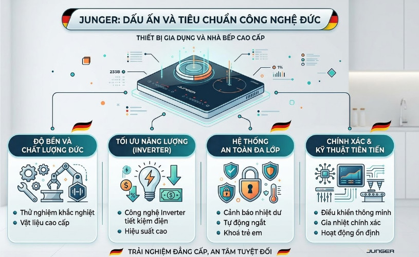 Thực tế, Junger là thương hiệu thiết bị gia dụng 