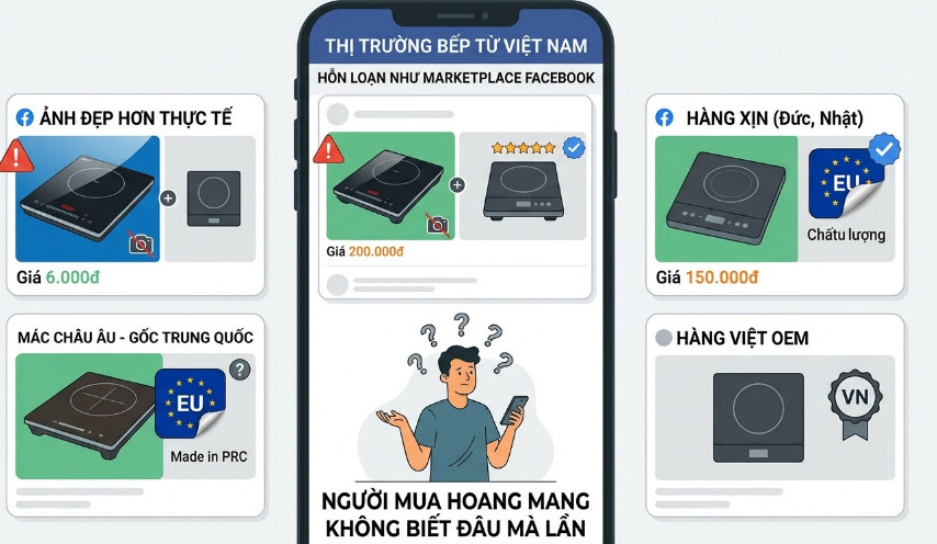 Thị trường bếp từ Việt Nam