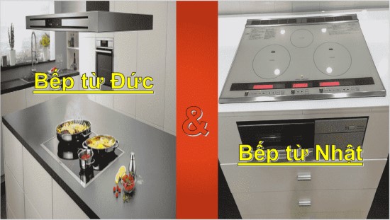 Bếp từ nhật và bếp từ Đức