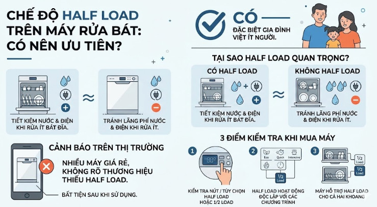 Có Nên Ưu Tiên Máy Có Chế Độ Half Load Khi Mua