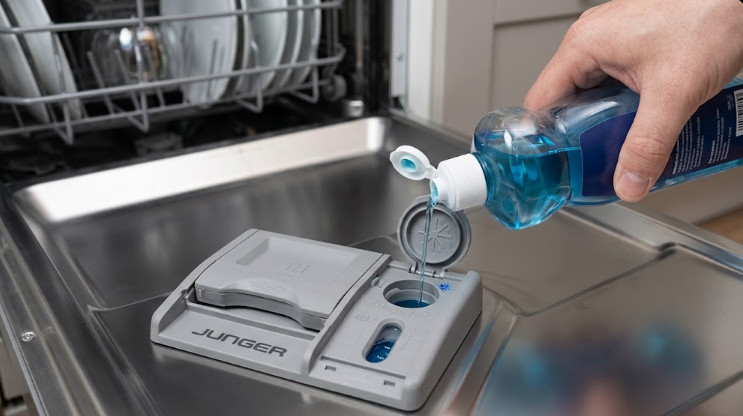 Ngăn nước làm bóng máy rửa bát Junger