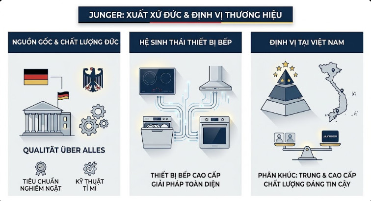 Xuất xứ và định vị thương hiệu  Junger 