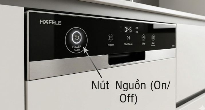 Nút Nguồn (On Off) máy rửa bát Hafele