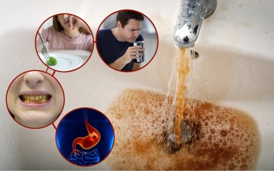 nước phèn Ảnh hưởng thực phẩm
