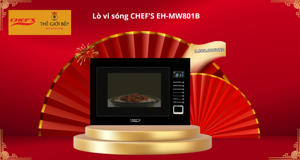 Lò vi sóng Chef’s EH-MW801B