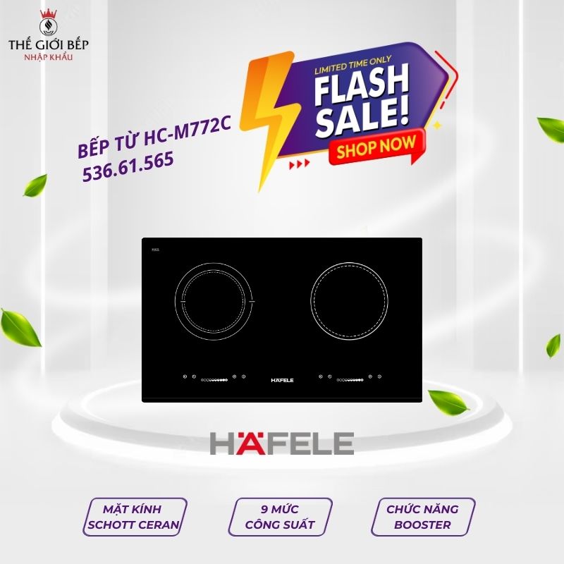 Bếp từ kết hợp hồng ngoại Hafele HC-M772C 536.61.565