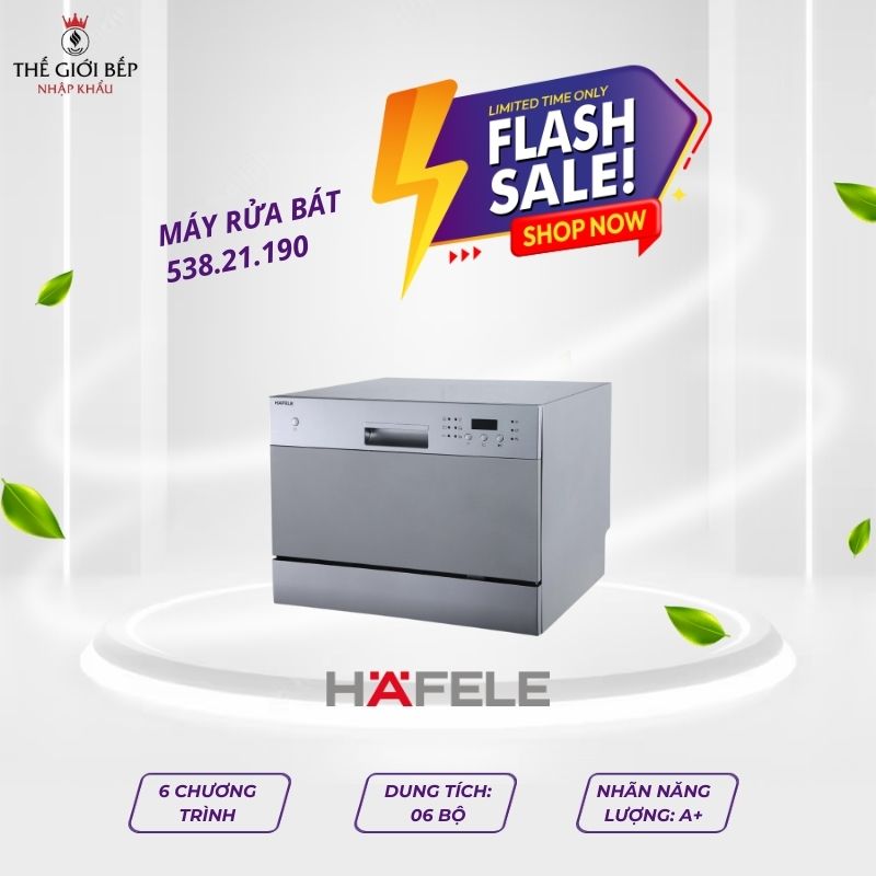 Máy rửa chén bát Hafele HDW-T50A 538.21.190