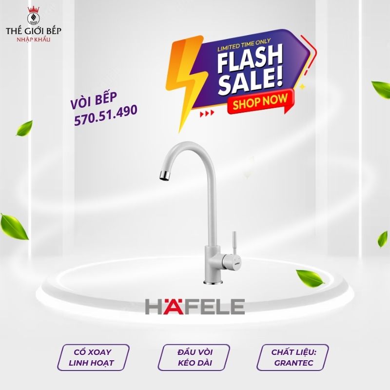 Vòi rửa bát đá Hafele HT19-GH1F270 570.51.490