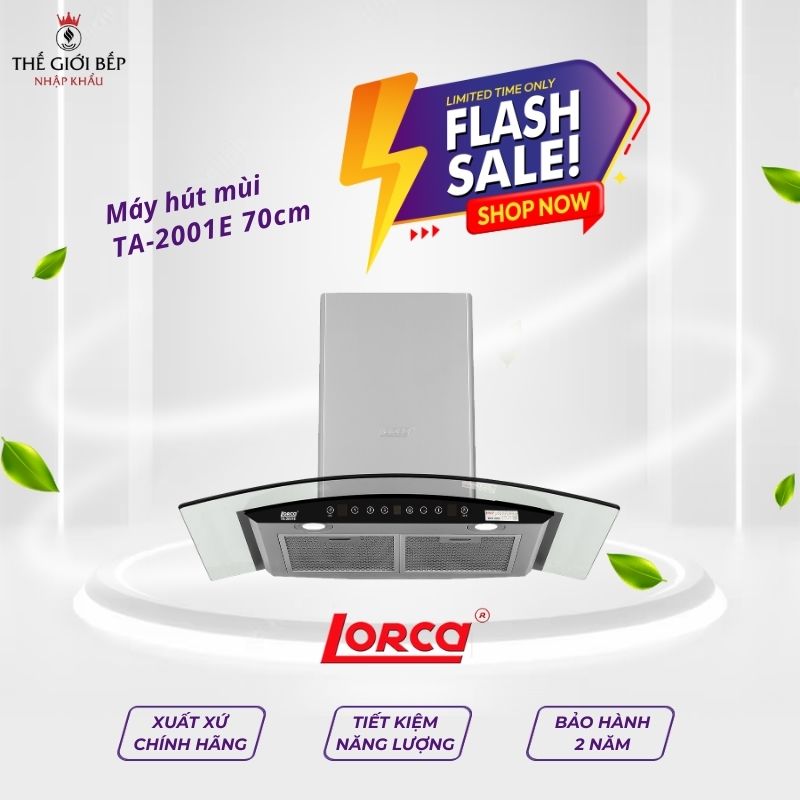 Máy hút mùi Lorca TA-2001E 70cm