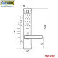 Ảnh khóa cửa điện tử thông minh GIOVANI GSL K66FG