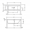 ﻿Bồn tắm nằm cao cấp Hafele 588.45.670