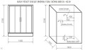 Kích thước Phòng tắm xông hơi ướt Govern JS-0219