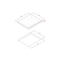Kích thước Bếp từ Teka 3 vùng nấu IBC 63015 BK MSS lắp âm 112520018