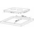 Kích thước Bếp từ 2 vùng nấu Teka IBC 7322 S 112510040