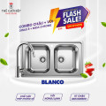 Chậu rửa bát Bosch Blanco DINAS 8 237379 + Vòi rửa bát Blanco MIDA Chrome