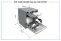 kích thước Máy rửa chén độc lập Beko DTC36810S