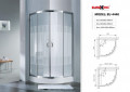 kích thước phòng tắm vách kính Euroking EU-4440 900mm