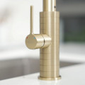 Vòi rửa bát nóng lạnh Konox Venice Gold có dây rút
