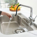 Chế độ nước 2  vòi rửa bát dây rút Volta Chrome