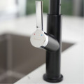 Vòi rửa bát nóng lạnh Konox Tema Black