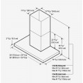 Máy hút mùi áp tường Samsung Bespoke NK36CB665WWHSV