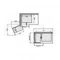 Kệ góc liên hoàn Eurogold nan Oval EPV101