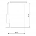 Kích thước vòi rửa bát nóng lạnh Binova VBI-68