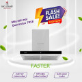 Máy hút mùi áp tường Faster Quatrolux 70SB