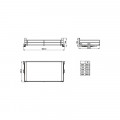 Bộ rổ xoong nồi Hafele Kason 549.08.868 900mm