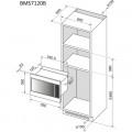 Lò vi sóng mini 26L Brandt BMS7120X