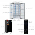 Tủ lạnh 2 cánh side by side 532 lít Sharp SJ-SBX530VG-BK
