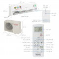 Điều hoà Sharp 1 chiều Inverter AH-X18ZEW