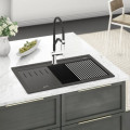 Chậu rửa bát đá 1 hố Konox Terra 790S Black