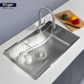 Ảnh thực tế chậu rửa bát 1 hố Kluger KF8131FS-S80