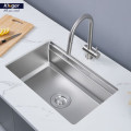 Ảnh thực tế chậu rửa bát 1 hố Kluger KWU8161FS-S70