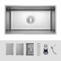 Chi tiết chậu rửa bát 1 hố Kluger KWU8161FS-S76 Plus