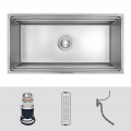 Chi tiết chậu rửa bát 1 hố Kluger KWU8161FS-S86