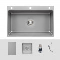 Chi tiết chậu rửa bát 1 hố Kluger KWF8161FS-S76 Plus